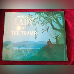 DISNEY VINTAGE ! COLLECTIBLE! 1998 Lady and the Tramp Lithograph.